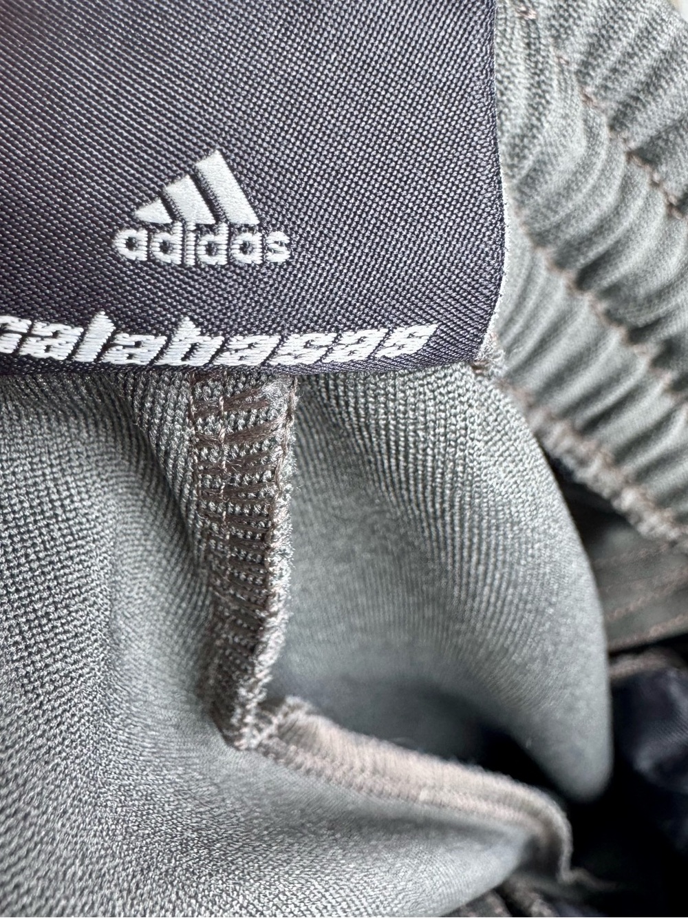 Adidas Yeezy Calabasas Track Pants Gray Mauve Striped Joggers XS - Picture 8 of 11